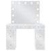 Coaster Regina 3-piece Makeup Vanity Table Set Hollywood Lighting White and Mirror Default Title