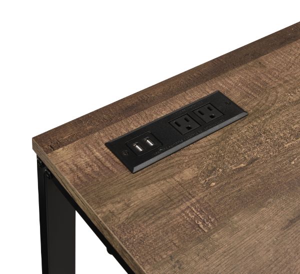 Tyrese 47"L Writing Desk with USB