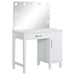 Coaster Elijah Vanity Set with LED Lights White and Dark Grey Default Title