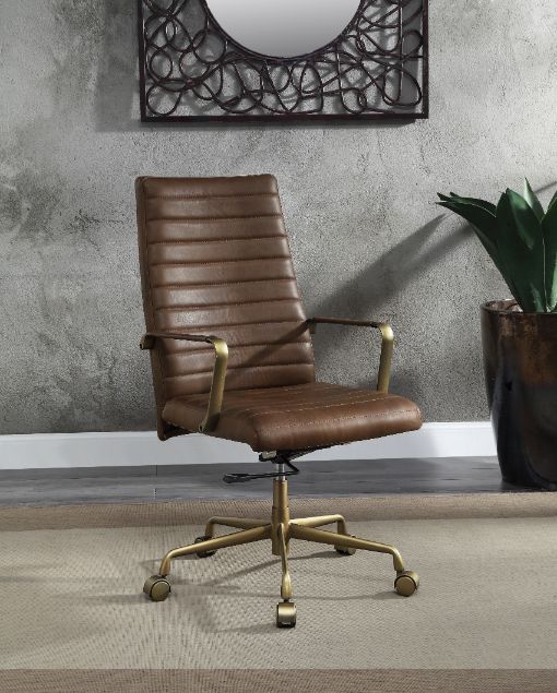 Duralo Top Grain Leather Office Chair