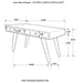 Coaster Alyssum Rectangular Storage Console Table Natural Default Title