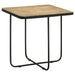 Coaster Elyna Square Accent Table Travertine and Black Default Title