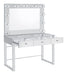 Coaster Umbridge 3-drawer Vanity with Lighting Chrome and White Default Title