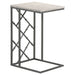 Coaster Angeliki Accent Table with Marble Top White Default Title