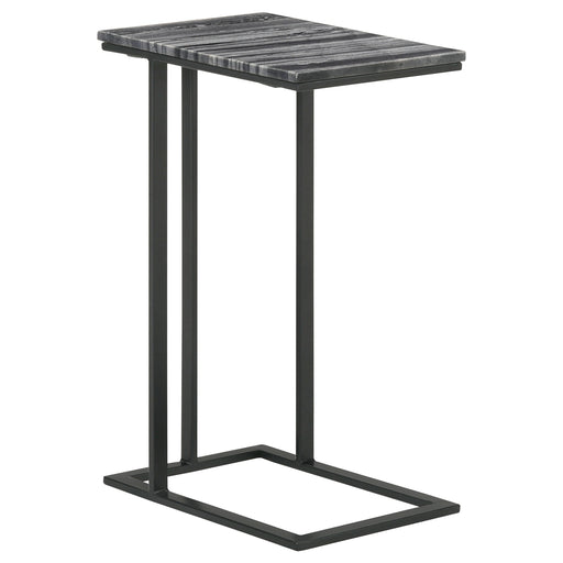 Coaster Vicente Accent Table with Marble Top Grey Default Title