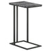 Coaster Vicente Accent Table with Marble Top Grey Default Title