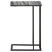 Coaster Vicente Accent Table with Marble Top Grey Default Title