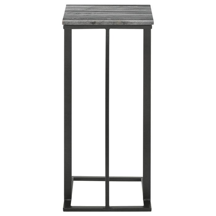 Coaster Vicente Accent Table with Marble Top Grey Default Title