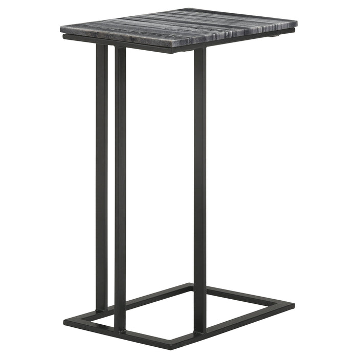 Coaster Vicente Accent Table with Marble Top Grey Default Title