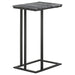 Coaster Vicente Accent Table with Marble Top Grey Default Title