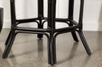 Coaster Antonio Round Rattan Tray Top Accent Table Black Default Title