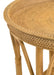 Coaster Antonio Round Rattan Tray Top Accent Table Natural Default Title