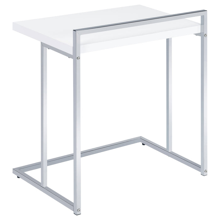 Coaster Dani Rectangular Snack Table with Metal Base Default Title