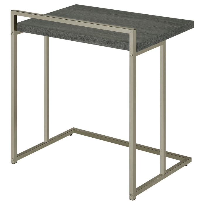 Coaster Dani Rectangular Snack Table with Metal Base Default Title