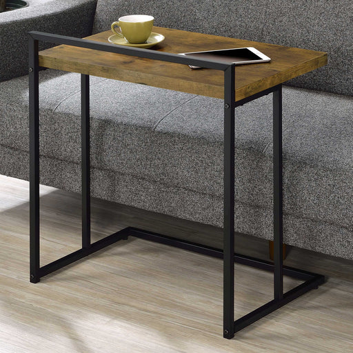 Coaster Dani Rectangular Snack Table with Metal Base Default Title