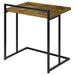 Coaster Dani Rectangular Snack Table with Metal Base Default Title