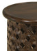 Coaster Krish 24-inch Round Accent Table Dark Brown Default Title