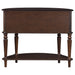 Coaster Brenda Console Table with Curved Front Brown Default Title