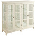 Coaster Sable 4-door Display Accent Cabinet White Default Title