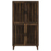 Coaster Elouise 4-door Engineered Wood Tall Accent Cabinet Dark Pine Default Title