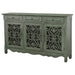 Coaster Madeline 3-door Accent Cabinet Antique Green Default Title