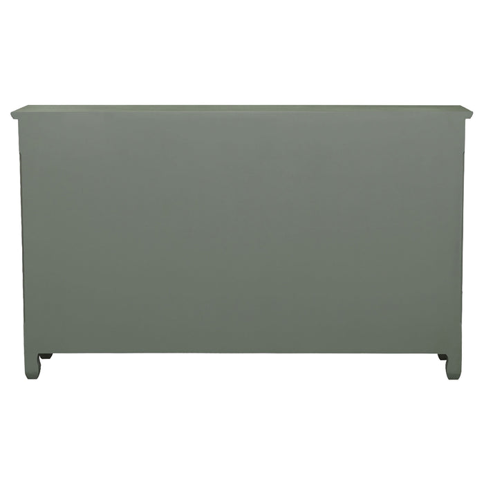 Coaster Madeline 3-door Accent Cabinet Antique Green Default Title