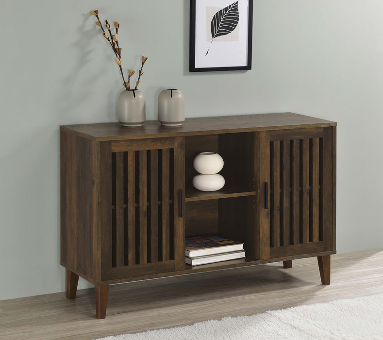 Coaster Torin 2-door Engineered Wood Accent Cabinet Dark Pine Default Title