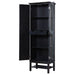 Coaster Lovegood 2-door Accent Cabinet Rich Brown and Black Default Title