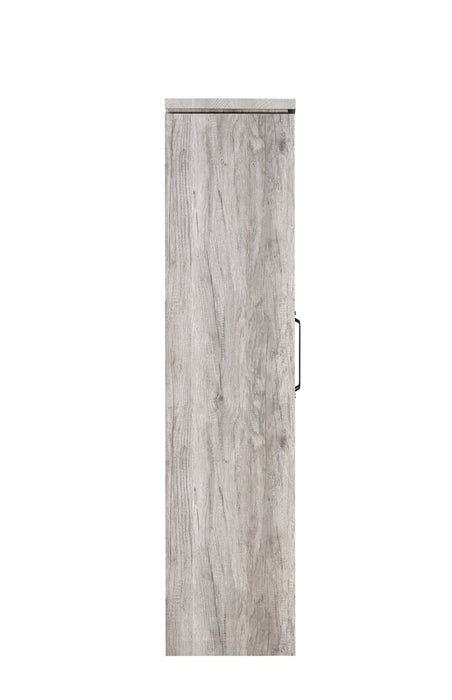 Coaster Alejo 2-door Tall Cabinet Grey Driftwood Default Title