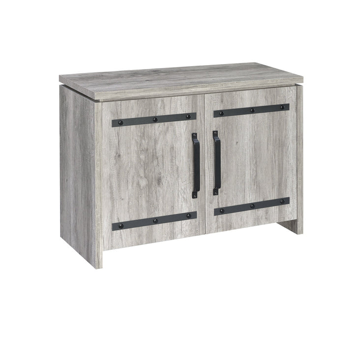 Coaster Enoch 2-door Accent Cabinet Grey Driftwood