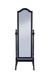 Coaster Cabot Rectangular Cheval Mirror with Arched Top Black