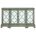 Coaster Erigeron 4-door Accent Cabinet Grey Default Title