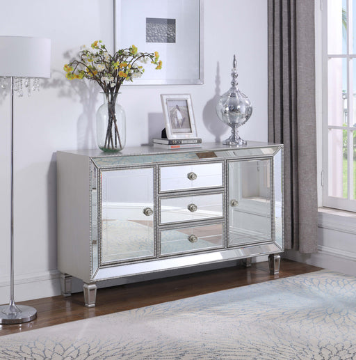 Coaster Leticia 3-drawer Accent Cabinet Silver Default Title