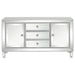 Coaster Leticia 3-drawer Accent Cabinet Silver Default Title