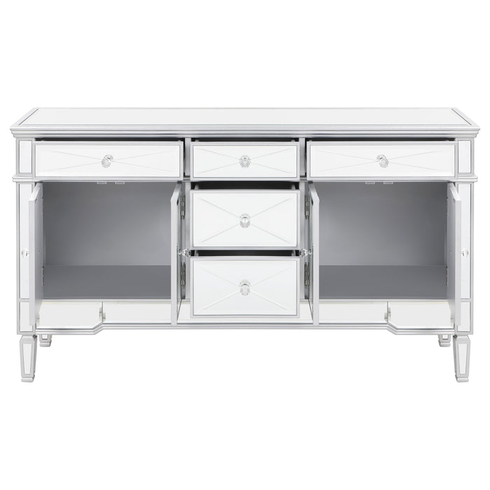 Coaster Duchess 5-drawer Accent Cabinet Silver Default Title