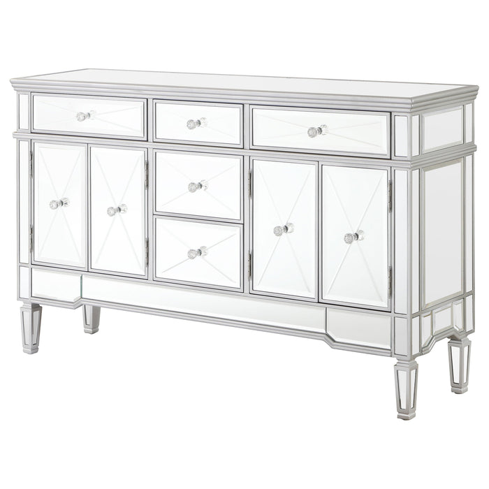 Coaster Duchess 5-drawer Accent Cabinet Silver Default Title