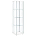 Coaster Bellatrix Rectangular 4-shelf Curio Cabinet White and Clear Default Title