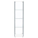 Coaster Bellatrix Rectangular 4-shelf Curio Cabinet White and Clear Default Title