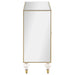 Coaster Astilbe 2-door Accent Cabinet Mirror and Champagne Default Title