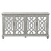 Coaster Melanie 4-door Accent Cabinet Antique White Default Title