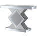 Coaster Andorra Console Table with LED Lighting Silver