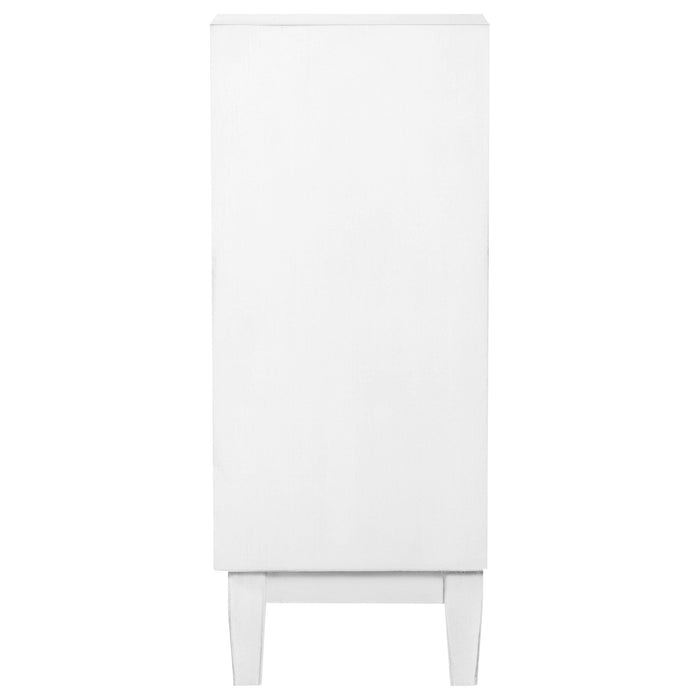 Coaster Gambon Rectangular 2-door Accent Cabinet White Default Title