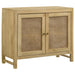 Coaster Zamora Rectangular 2-door Accent Cabinet Natural Default Title