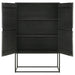 Coaster Jenna 2-door Accent Cabinet Black Default Title