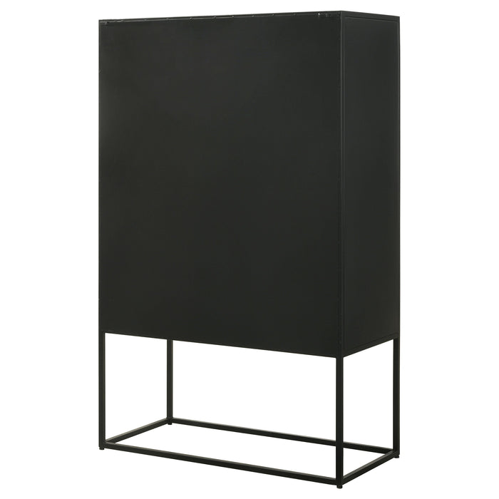 Coaster Jenna 2-door Accent Cabinet Black Default Title