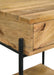 Coaster Declan 1-drawer Accent Table with Open Shelf Natural Mango and Black Default Title