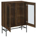 Coaster Bonilla 2-door Accent Cabinet with Glass Shelves Default Title