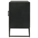 Coaster Riddell 3-door Accent Cabinet Black Default Title