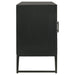 Coaster Riddell 4-door Accent Cabinet Black Default Title