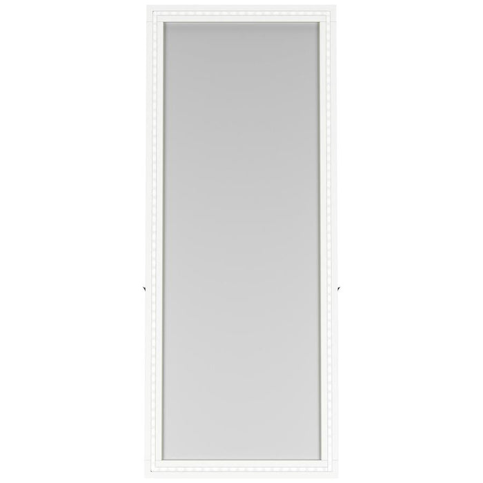 Windrose 28 x 67 Inch Tempered LED Standing Mirror White